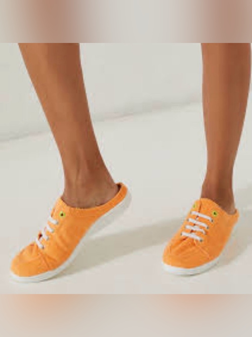 Vionic Orange Slip-On Mule Sneakers